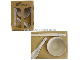 WS7757#3PCS BOWL SET(WHEAT STRAW)